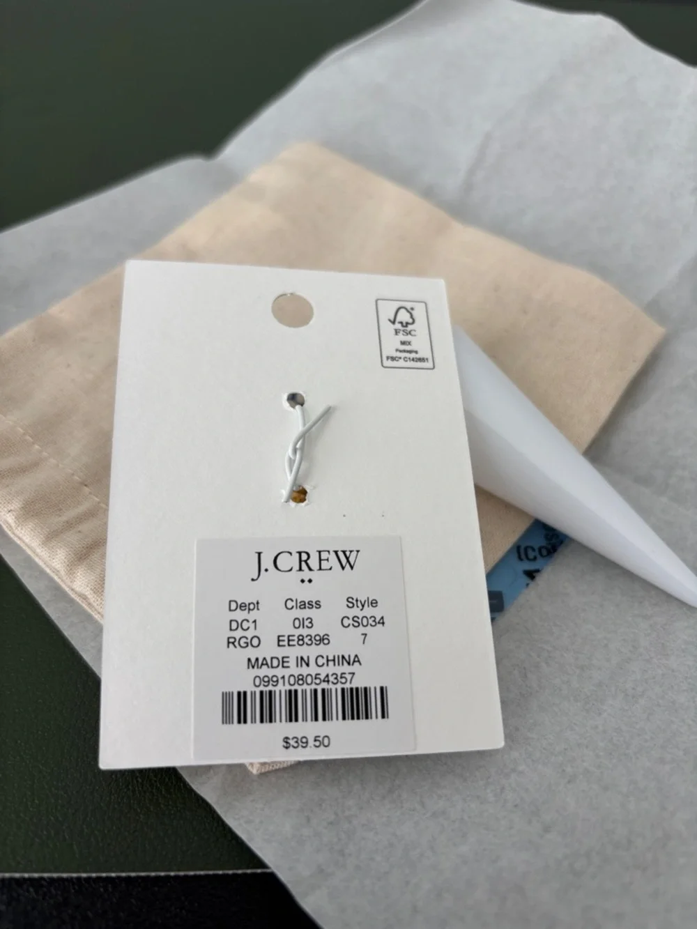 J. Crew Gold Floral Wrap Ring with Crystal Accents